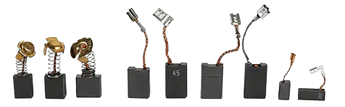 Spazzole di carbone per utensili elettrici